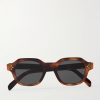 Square-Frame Tortoiseshell Acetate Sunglasses Square-Frame Tortoiseshell Acetate Sunglasses