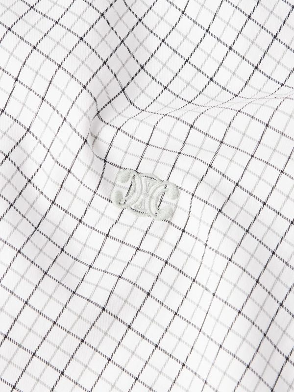 Checked Cotton-Twill Shirt - CU Checked Cotton-Twill Shirt - CU