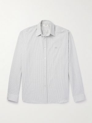 Checked Cotton-Twill Shirt