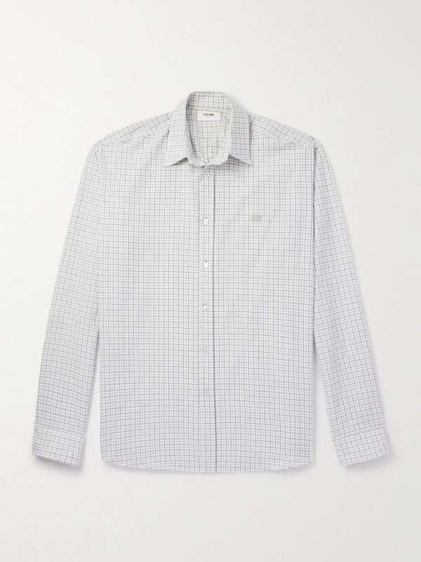 Checked Cotton-Twill Shirt Checked Cotton-Twill Shirt