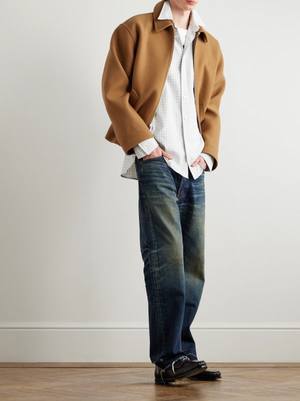 Checked Cotton-Twill Shirt - OU Checked Cotton-Twill Shirt - OU