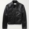 Panelled Leather Jacket Panelled Leather Jacket