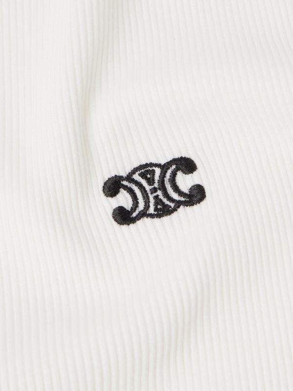 Logo-Embroidered Ribbed Cotton-Jersey Henley T-Shirt - CU Logo-Embroidered Ribbed Cotton-Jersey Henley T-Shirt - CU