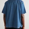 Logo-Embroidered Denim Shirt - BK