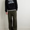 Logo-Print Cotton-Jersey Hoodie - OU Logo-Print Cotton-Jersey Hoodie - OU