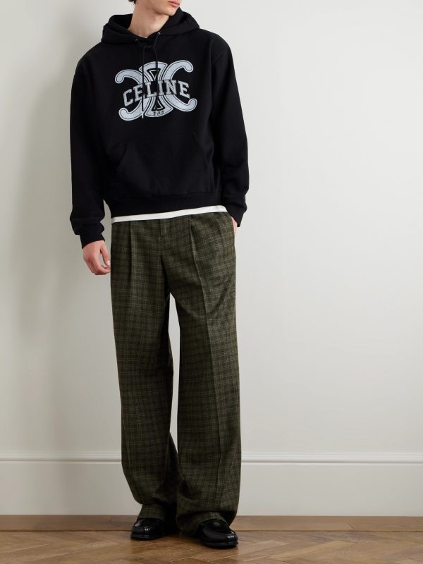 Logo-Print Cotton-Jersey Hoodie - OU Logo-Print Cotton-Jersey Hoodie - OU