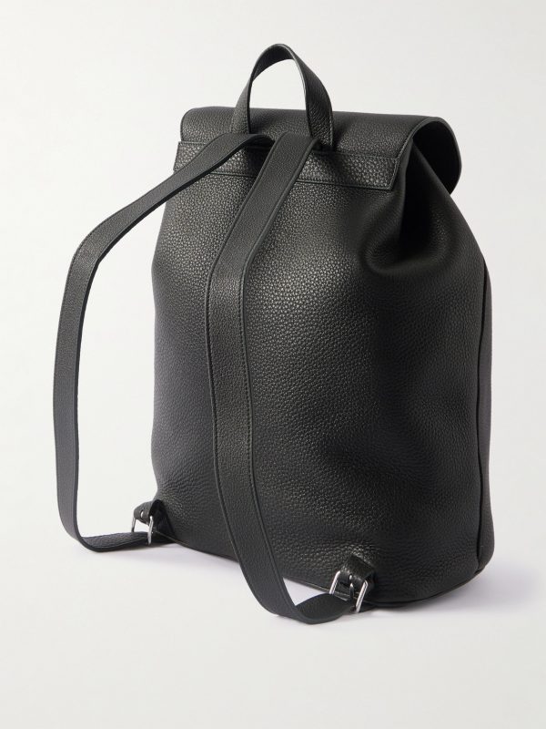 Full-Grain Leather Backpack - BK