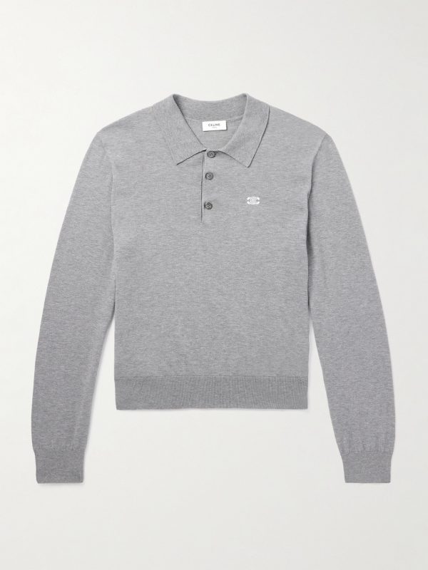 Logo-Embroidered Cotton Polo Shirt Logo-Embroidered Cotton Polo Shirt