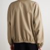 Logo-Embroidered Wool and Cotton-Blend Gabardine Blouson Jacket - BK Logo-Embroidered Wool and Cotton-Blend Gabardine Blouson Jacket - BK