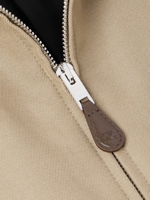 Logo-Embroidered Wool and Cotton-Blend Gabardine Blouson Jacket - CU Logo-Embroidered Wool and Cotton-Blend Gabardine Blouson Jacket - CU