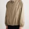 Logo-Embroidered Wool and Cotton-Blend Gabardine Blouson Jacket - FR Logo-Embroidered Wool and Cotton-Blend Gabardine Blouson Jacket - FR