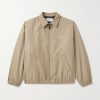 Logo-Embroidered Wool and Cotton-Blend Gabardine Blouson Jacket Logo-Embroidered Wool and Cotton-Blend Gabardine Blouson Jacket