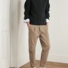 Daniel Tapered Pleated Organic Cotton-Canvas Trousers - OU Daniel Tapered Pleated Organic Cotton-Canvas Trousers - OU