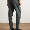 Daniel Tapered Pleated Organic Cotton-Canvas Trousers - BK Daniel Tapered Pleated Organic Cotton-Canvas Trousers - BK