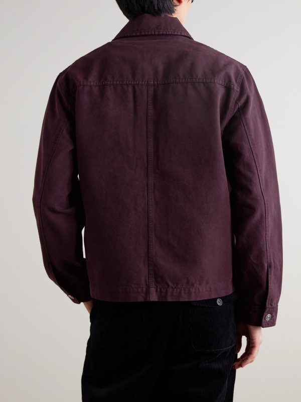 Organic Cotton-Canvas Chore Jacket - BK