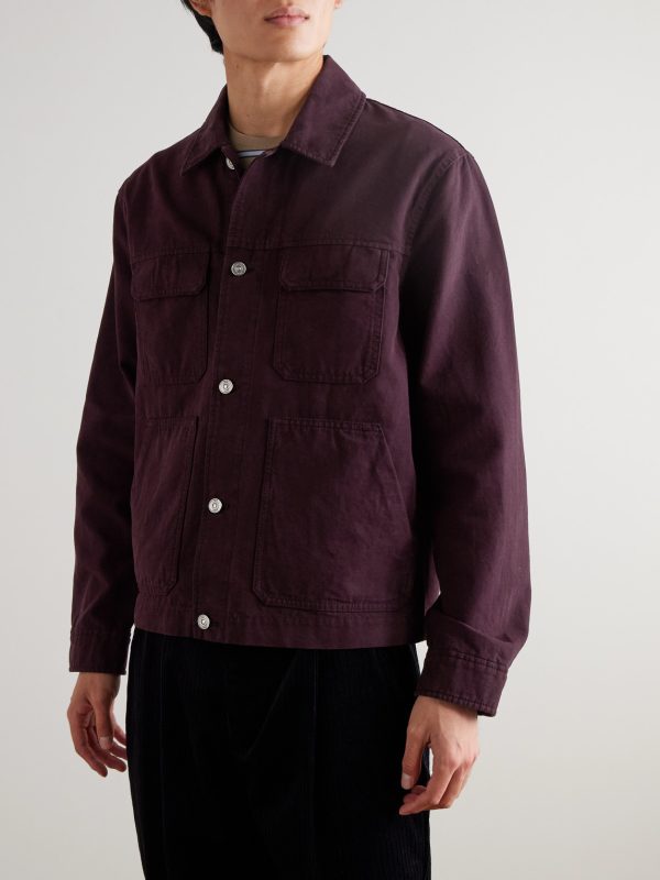 Organic Cotton-Canvas Chore Jacket - FR