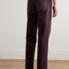 Edward Straight-Leg Organic Cotton-Canvas Trousers - BK
