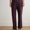 Edward Straight-Leg Organic Cotton-Canvas Trousers - FR