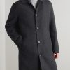 Checked Double-Faced Wool and Cashmere-Blend Coat - FR Checked Double-Faced Wool and Cashmere-Blend Coat - FR