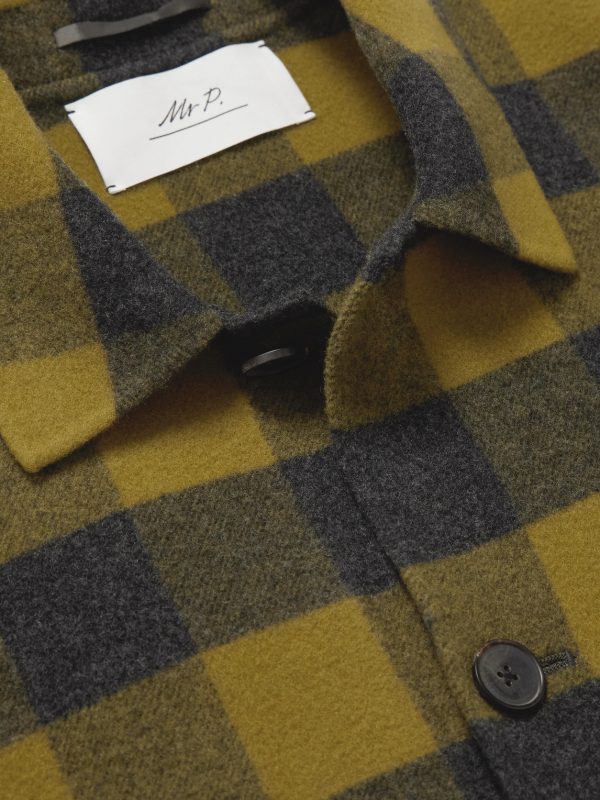 Checked Double-Faced Wool and Cashmere-Blend Chore Jacket - CU Checked Double-Faced Wool and Cashmere-Blend Chore Jacket - CU