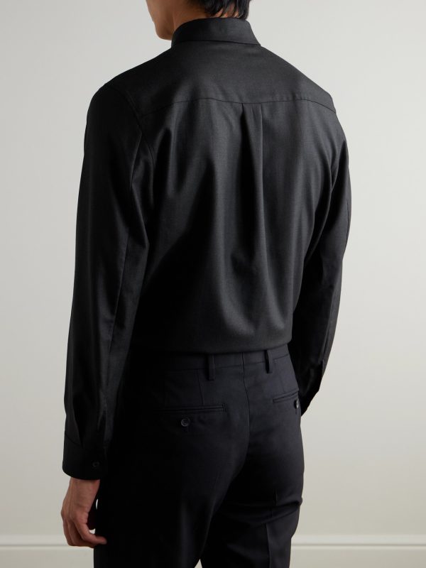 Wool, Silk and Cashmere-Blend Shirt - BK