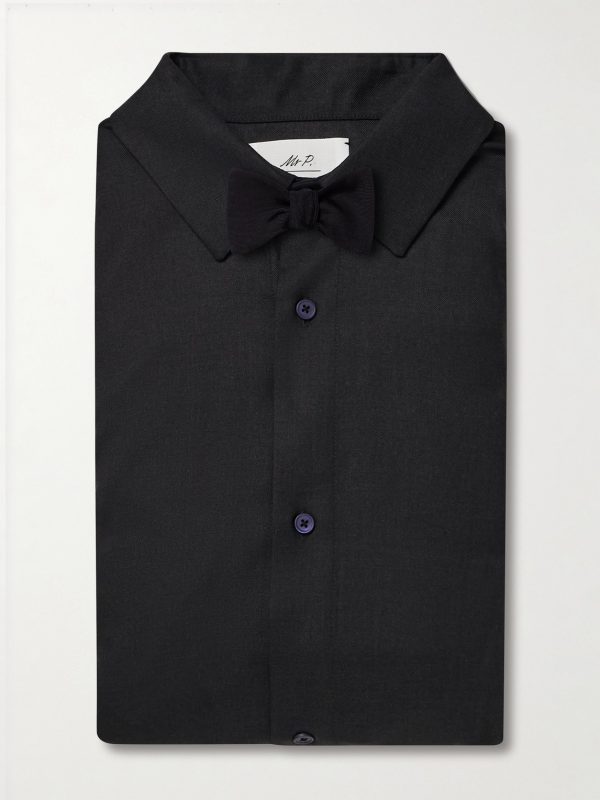 Wool, Silk and Cashmere-Blend Shirt - E1