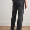 Straight-Leg Herringbone Virgin Wool Suit Trousers - BK Straight-Leg Herringbone Virgin Wool Suit Trousers - BK
