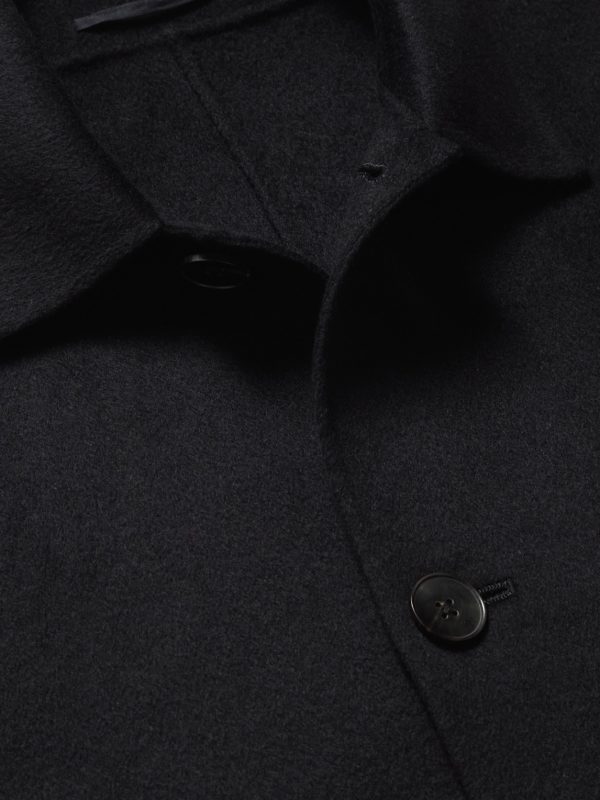 Double-Faced Wool and Cashmere-Blend Car Coat - CU Double-Faced Wool and Cashmere-Blend Car Coat - CU