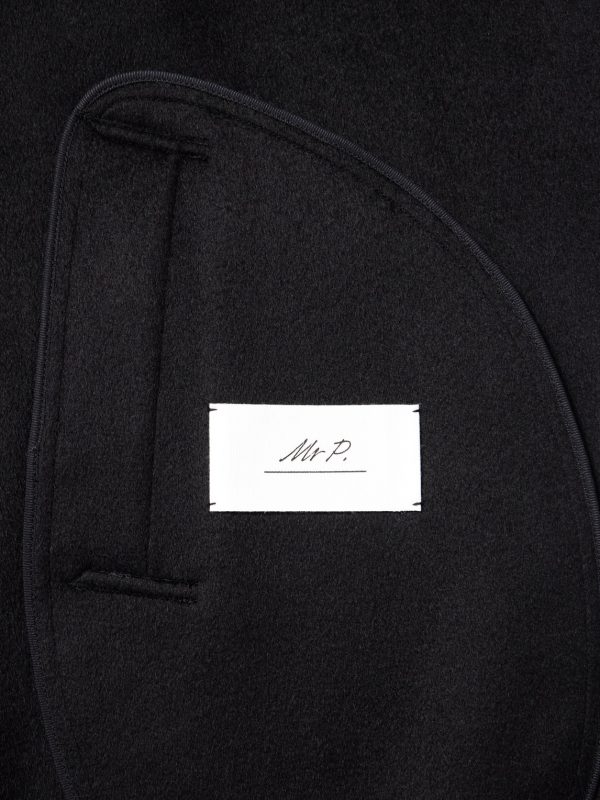 Double-Faced Wool and Cashmere-Blend Car Coat - E1 Double-Faced Wool and Cashmere-Blend Car Coat - E1