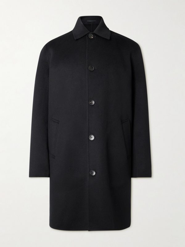 Double-Faced Wool and Cashmere-Blend Car Coat Double-Faced Wool and Cashmere-Blend Car Coat