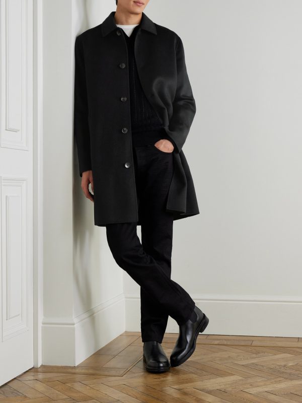 Double-Faced Wool and Cashmere-Blend Car Coat - OU Double-Faced Wool and Cashmere-Blend Car Coat - OU