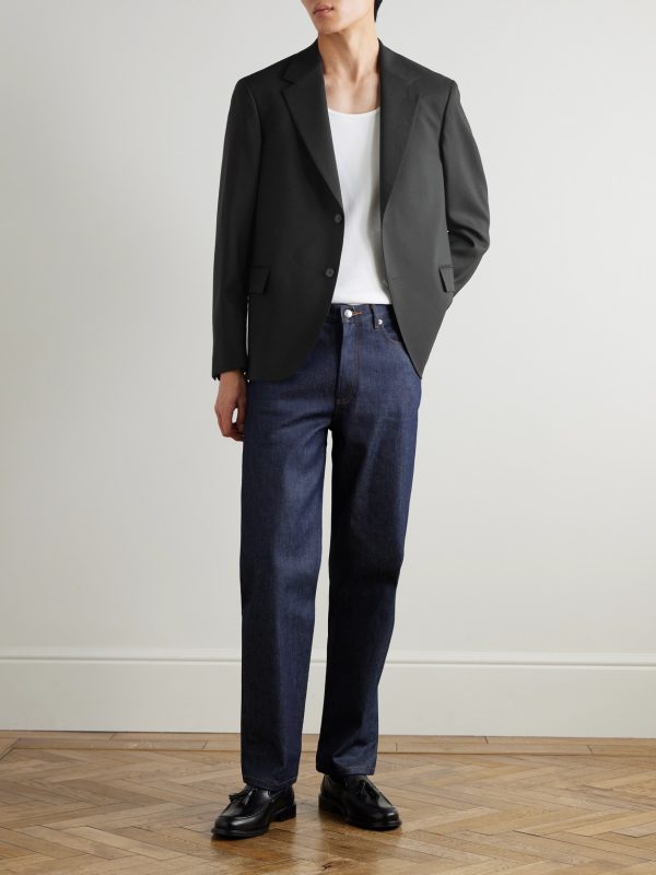 Oversized Virgin Wool Blazer - OU Oversized Virgin Wool Blazer - OU