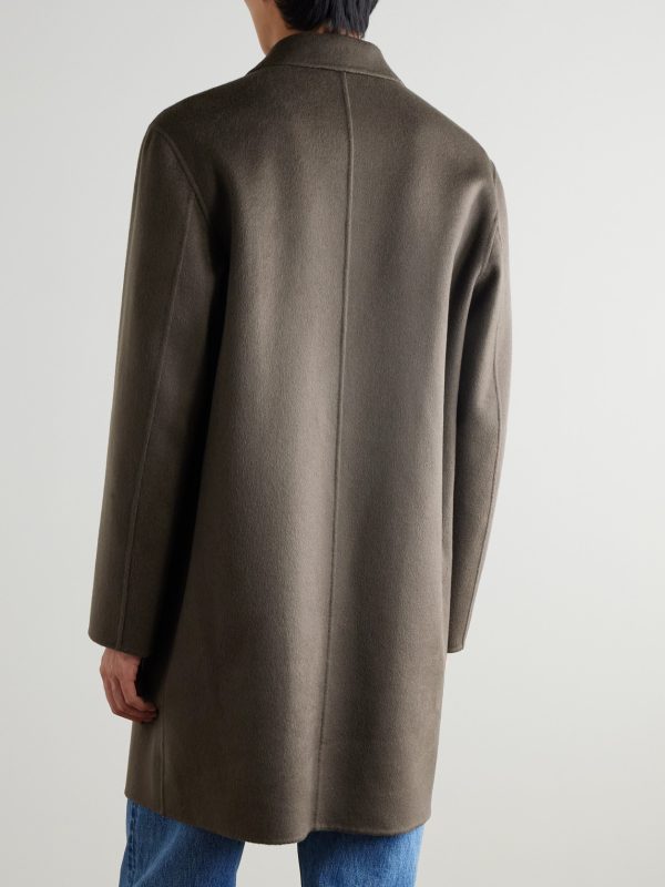 Double-Faced Wool and Cashmere-Blend Car Coat - BK Double-Faced Wool and Cashmere-Blend Car Coat - BK