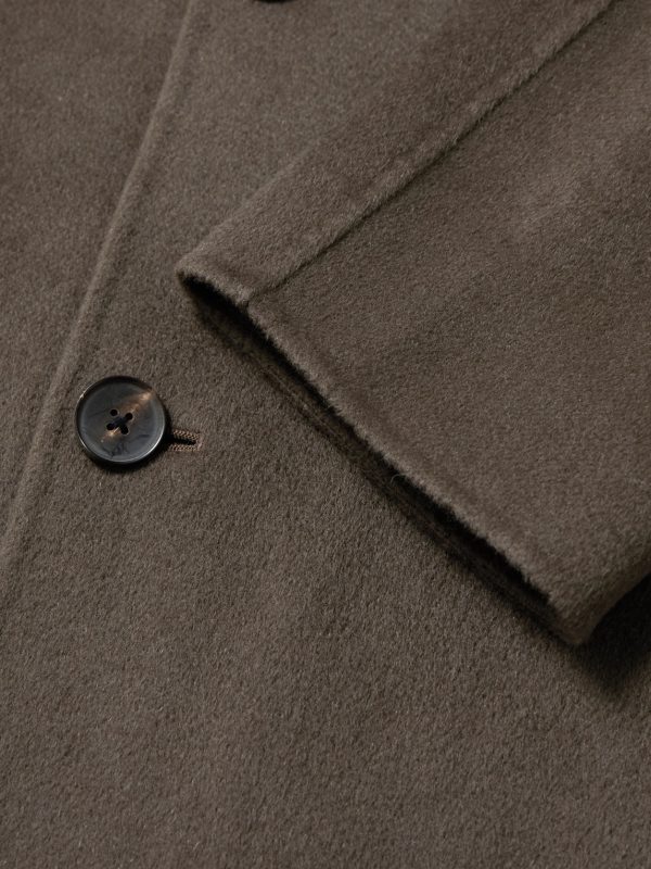 Double-Faced Wool and Cashmere-Blend Car Coat - E1 Double-Faced Wool and Cashmere-Blend Car Coat - E1