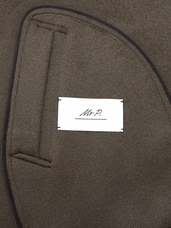 Double-Faced Wool and Cashmere-Blend Car Coat - E2 Double-Faced Wool and Cashmere-Blend Car Coat - E2