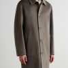 Double-Faced Wool and Cashmere-Blend Car Coat - FR Double-Faced Wool and Cashmere-Blend Car Coat - FR