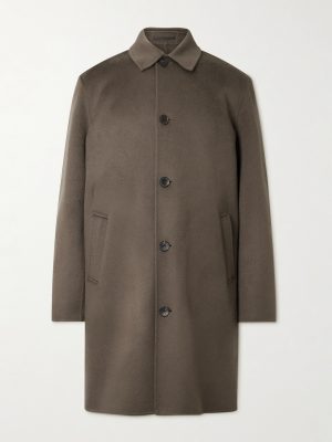 Double-Faced Wool and Cashmere-Blend Car Coat