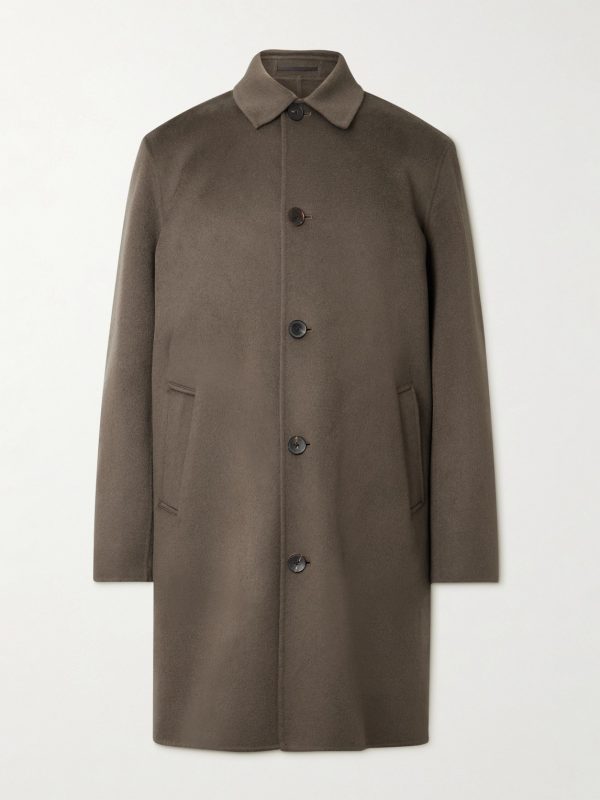 Double-Faced Wool and Cashmere-Blend Car Coat Double-Faced Wool and Cashmere-Blend Car Coat