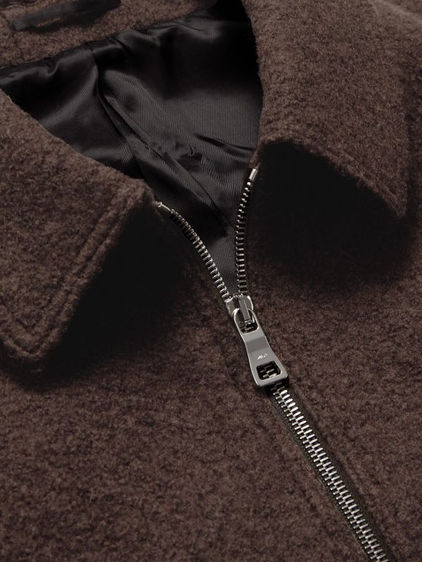 Wool-Blend Bouclé Blouson Jacket - CU