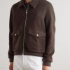 Wool-Blend Bouclé Blouson Jacket - FR