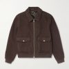 Wool-Blend Bouclé Blouson Jacket