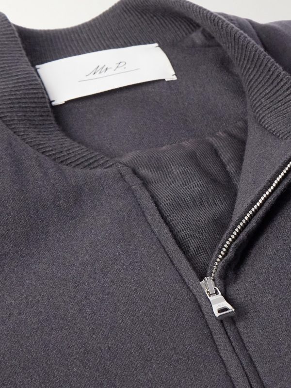 Padded Cashmere-Blend Bomber Jacket - CU