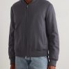 Padded Cashmere-Blend Bomber Jacket - FR