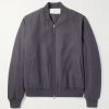 Padded Cashmere-Blend Bomber Jacket