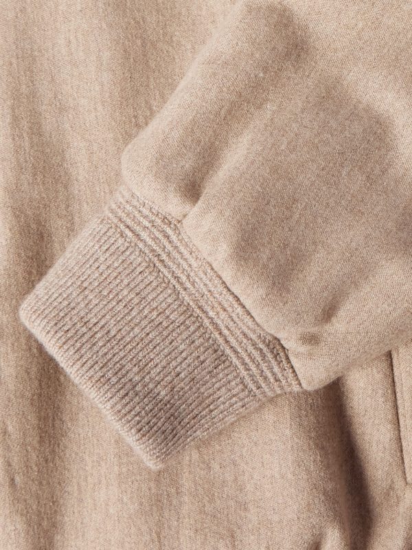 Padded Cashmere-Blend Bomber Jacket - E1 Padded Cashmere-Blend Bomber Jacket - E1