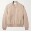 Padded Cashmere-Blend Bomber Jacket Padded Cashmere-Blend Bomber Jacket