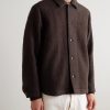 Wool-Blend Bouclé Overshirt - FR Wool-Blend Bouclé Overshirt - FR