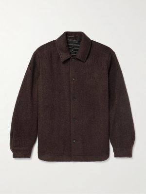 Wool-Blend Bouclé Overshirt Wool-Blend Bouclé Overshirt