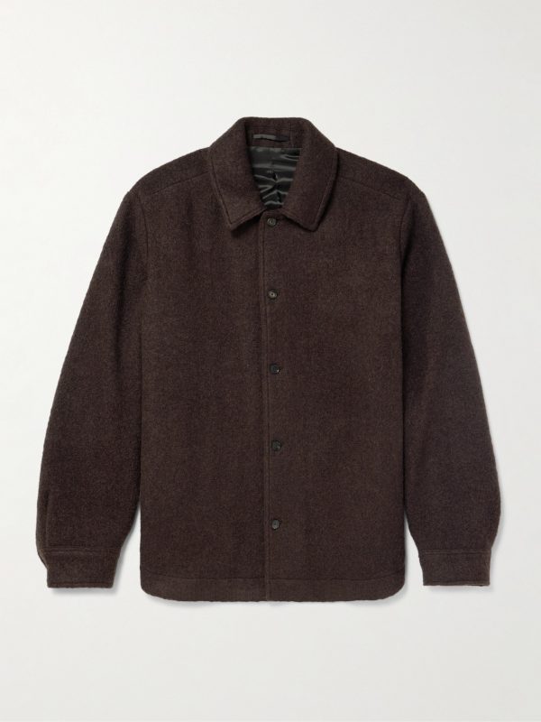 Wool-Blend Bouclé Overshirt Wool-Blend Bouclé Overshirt