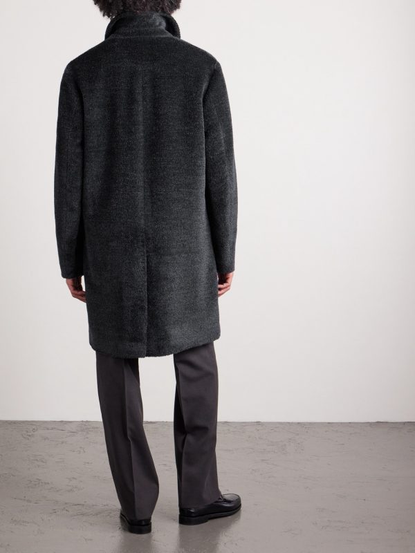 Luxe Wool and Alpaca-Blend Coat - BK Luxe Wool and Alpaca-Blend Coat - BK